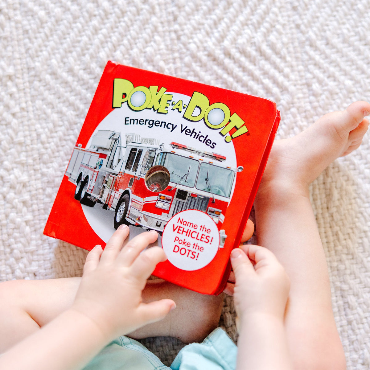 Poke-a-Dot: Emergency Vehicles Board Book