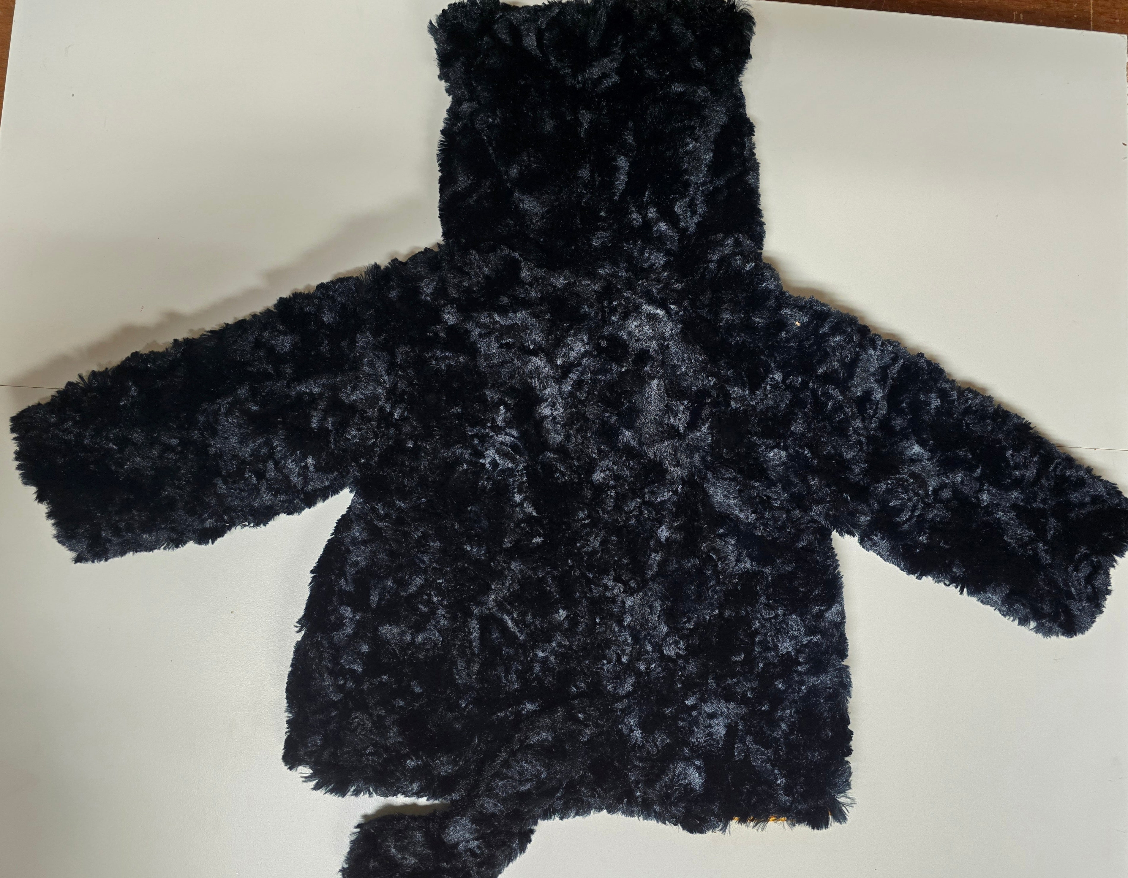 Baby Gund Spooky Boo-tique Black Cat Coat 3-6 Months