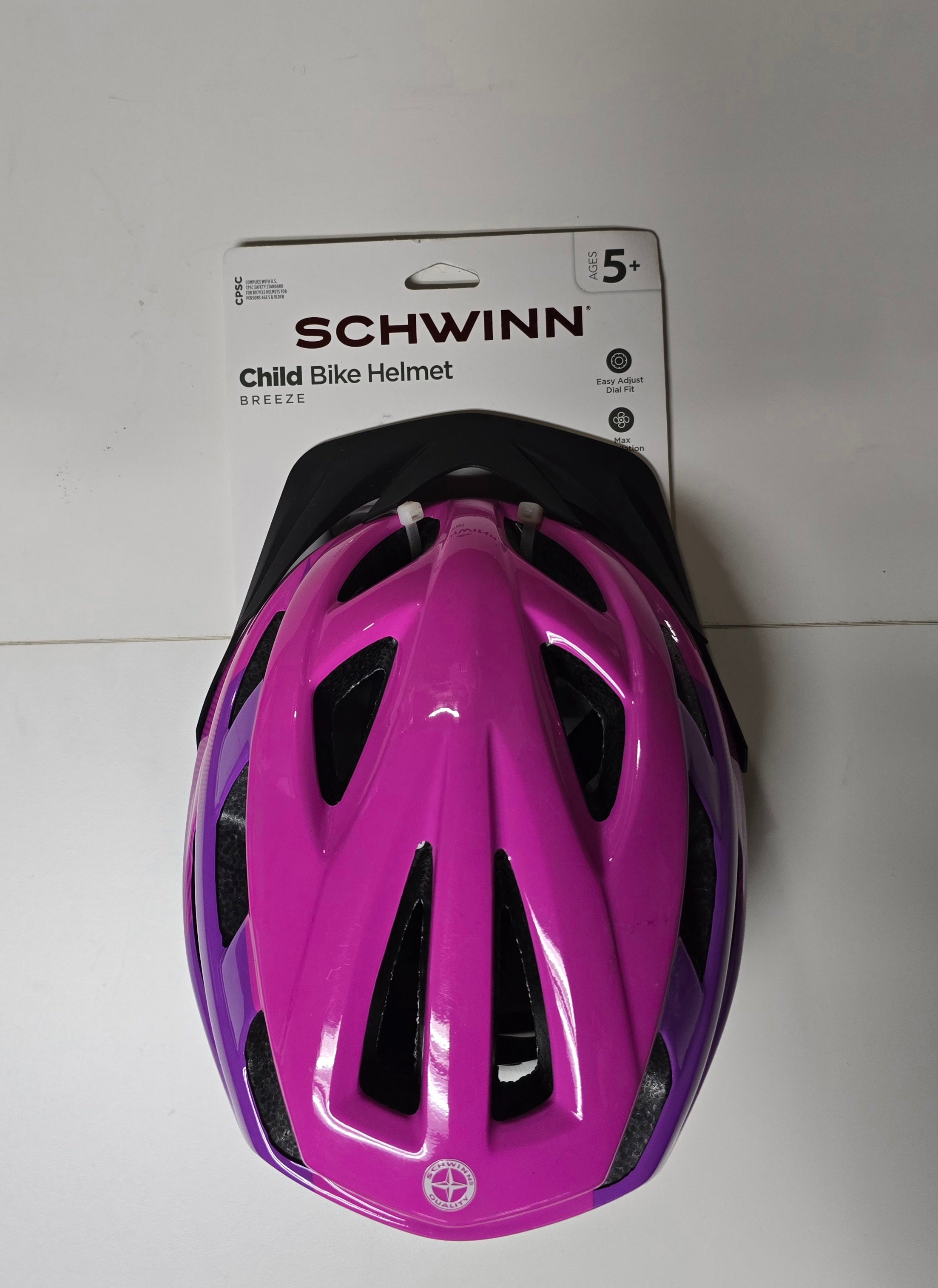 Schwinn Breeze Child Bike Helmet Pink/Purple