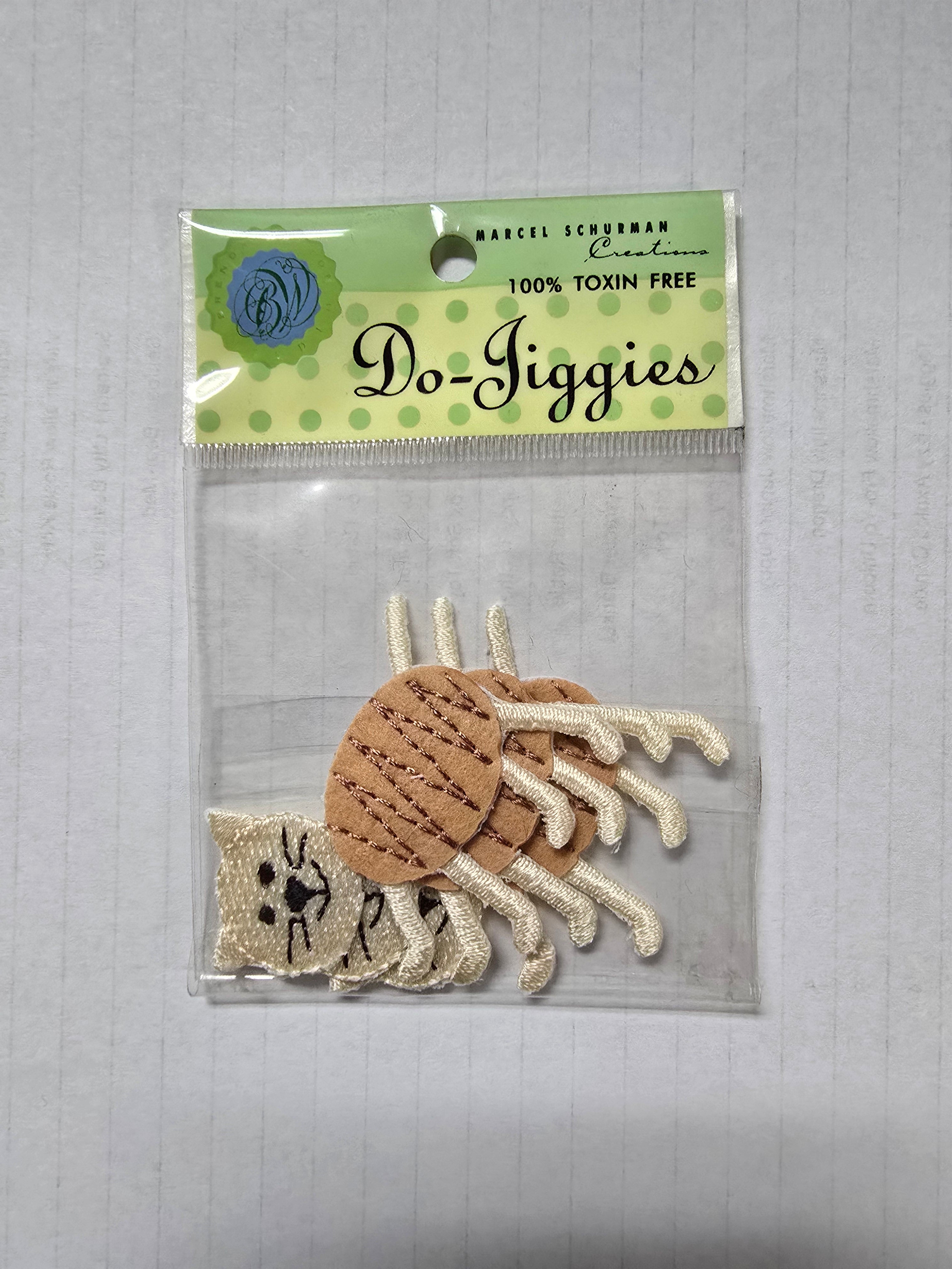 Do-Jiggies Tan Cat Paper Accents Stckers