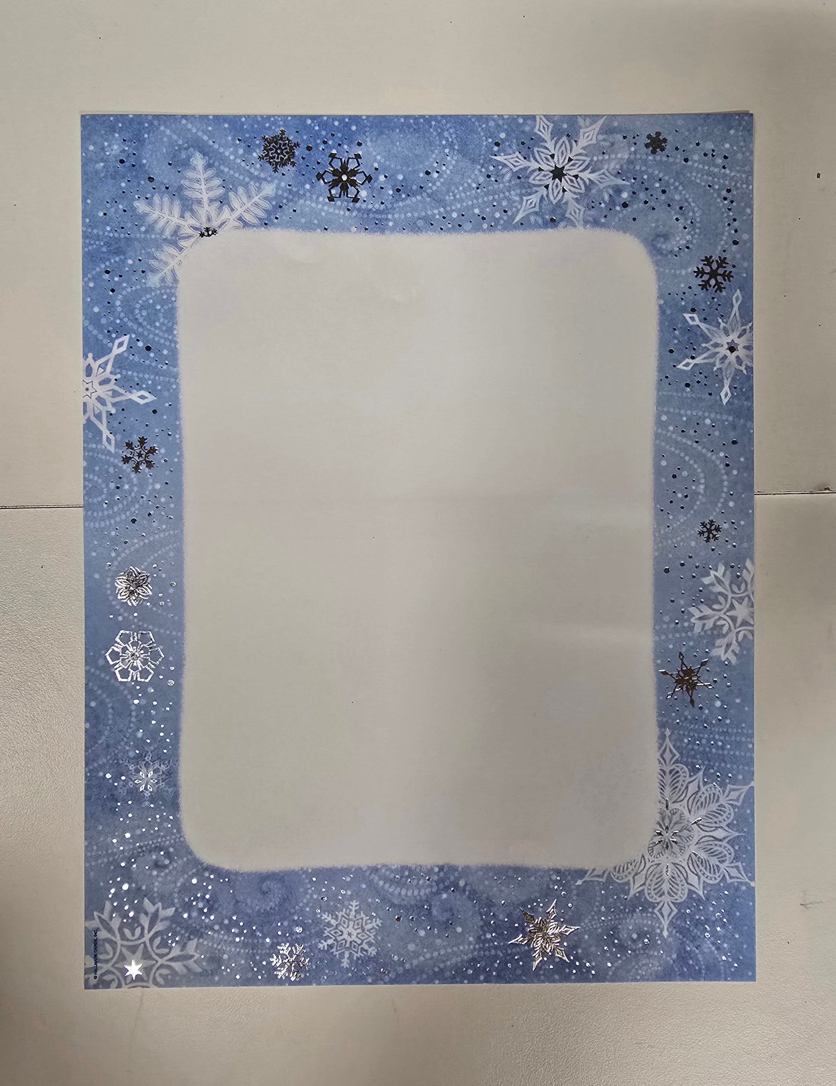 Winter Scrapbook Printer Paper 8.5" x 11" 24pc
