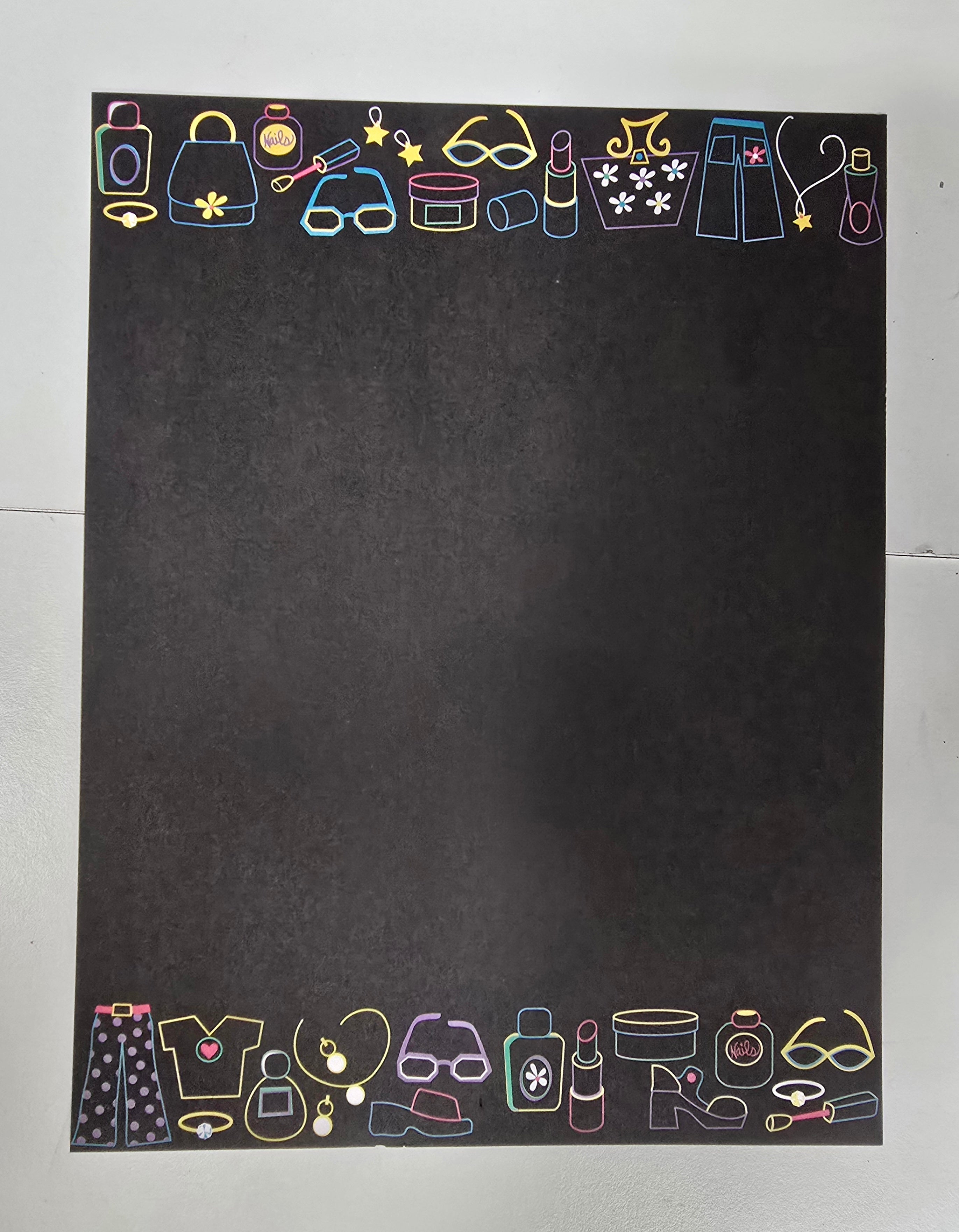 Fashion Scrapbook Paper 8.5" x 11" 24pc