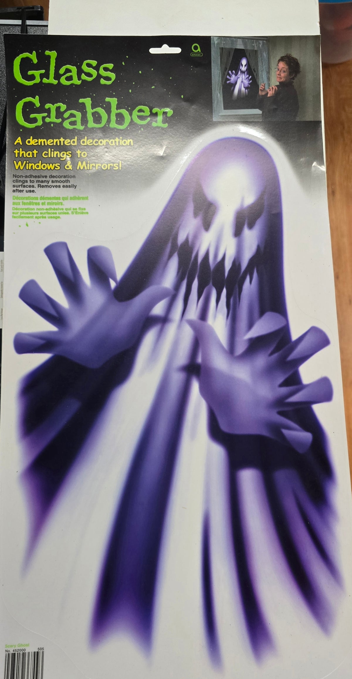 Amscan Glass Grabbers Halloween Window Clings
