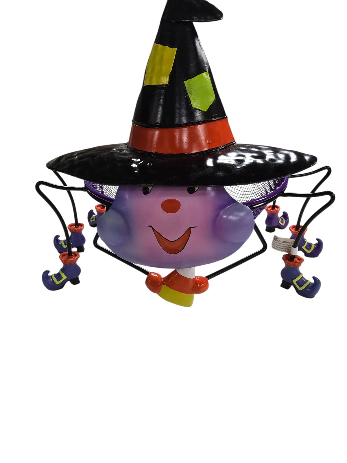 FIGI Spooky Spider Large Metal Treat Bowl
