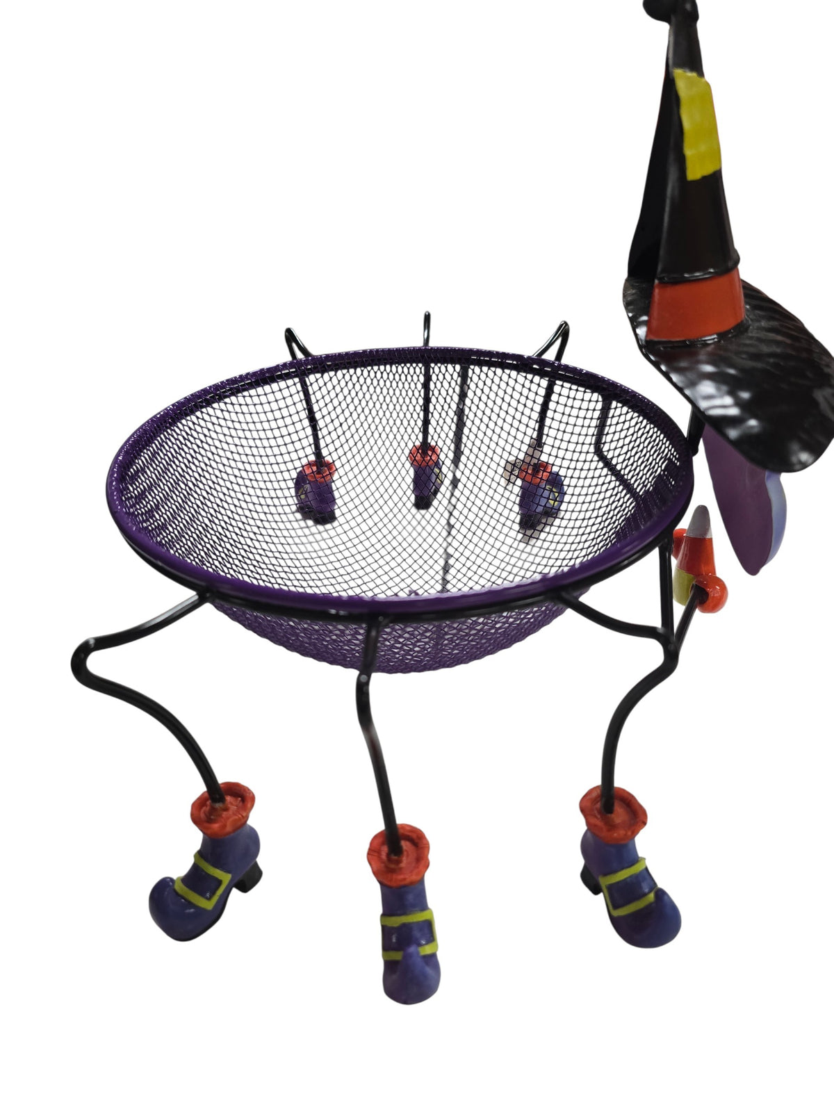 FIGI Spooky Spider Large Metal Treat Bowl