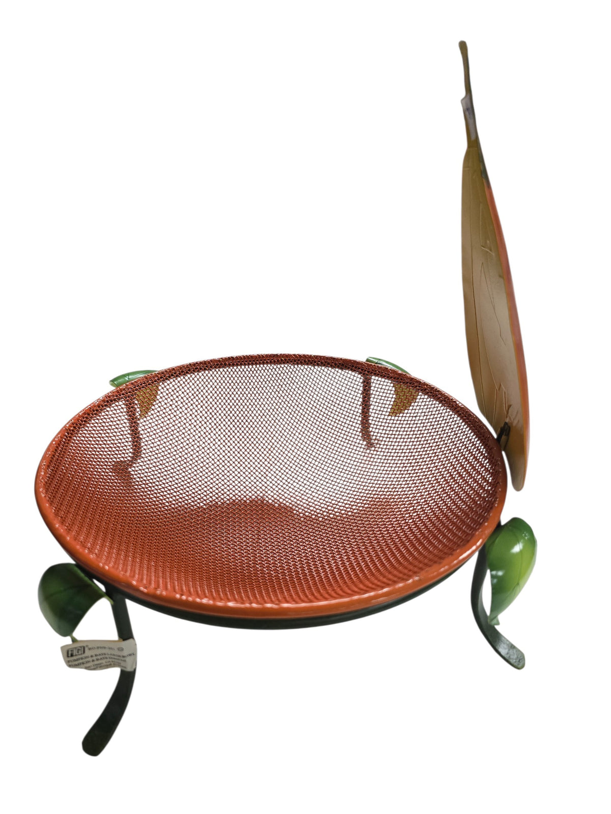 FIGI Pumpkin Large Metal Treat Bowl