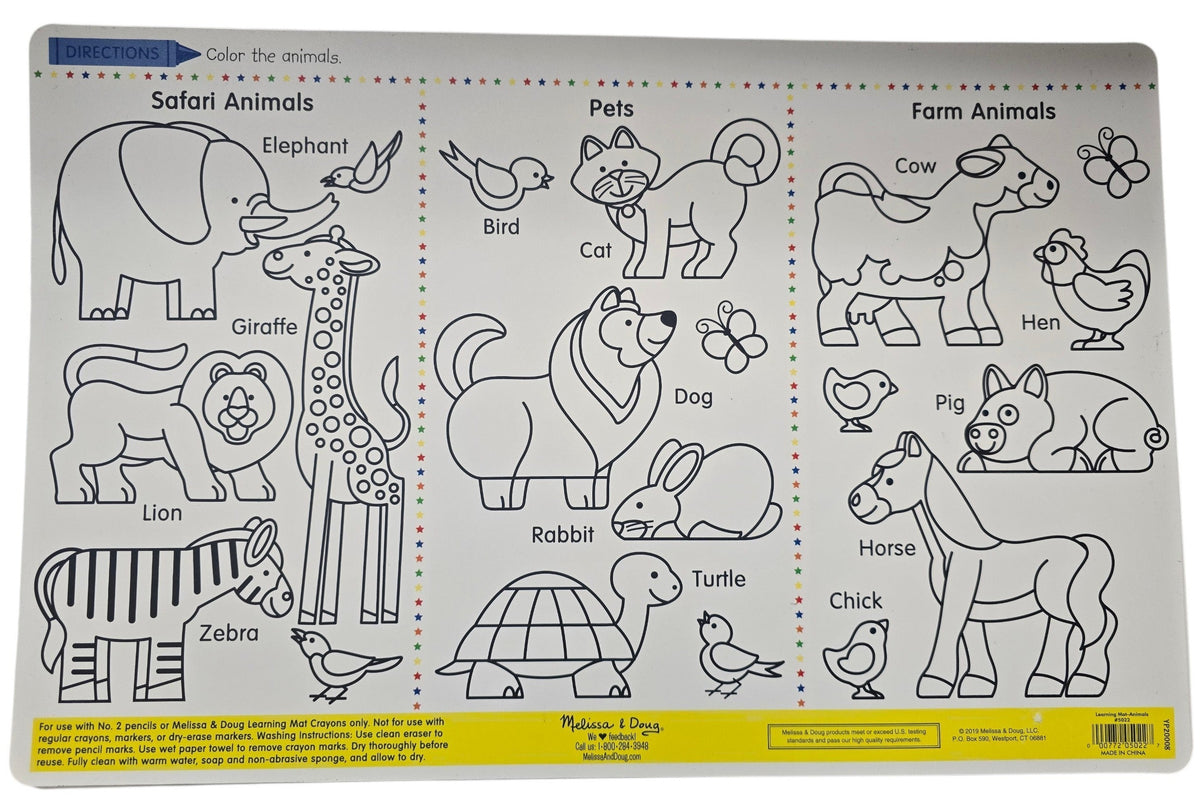 Animals Learning Mat