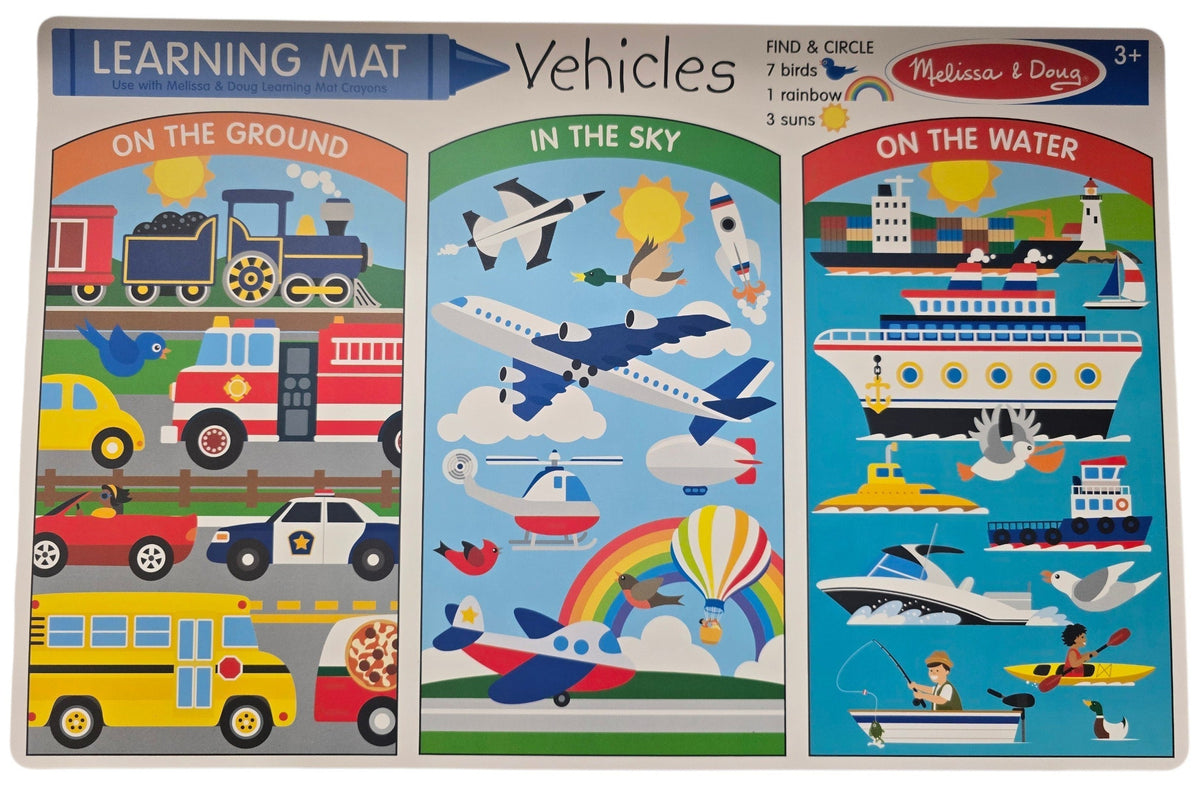 Vehicles Learning Mat