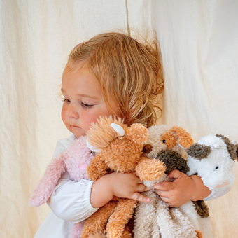Again Friends Highland Cow Lovey – 11″