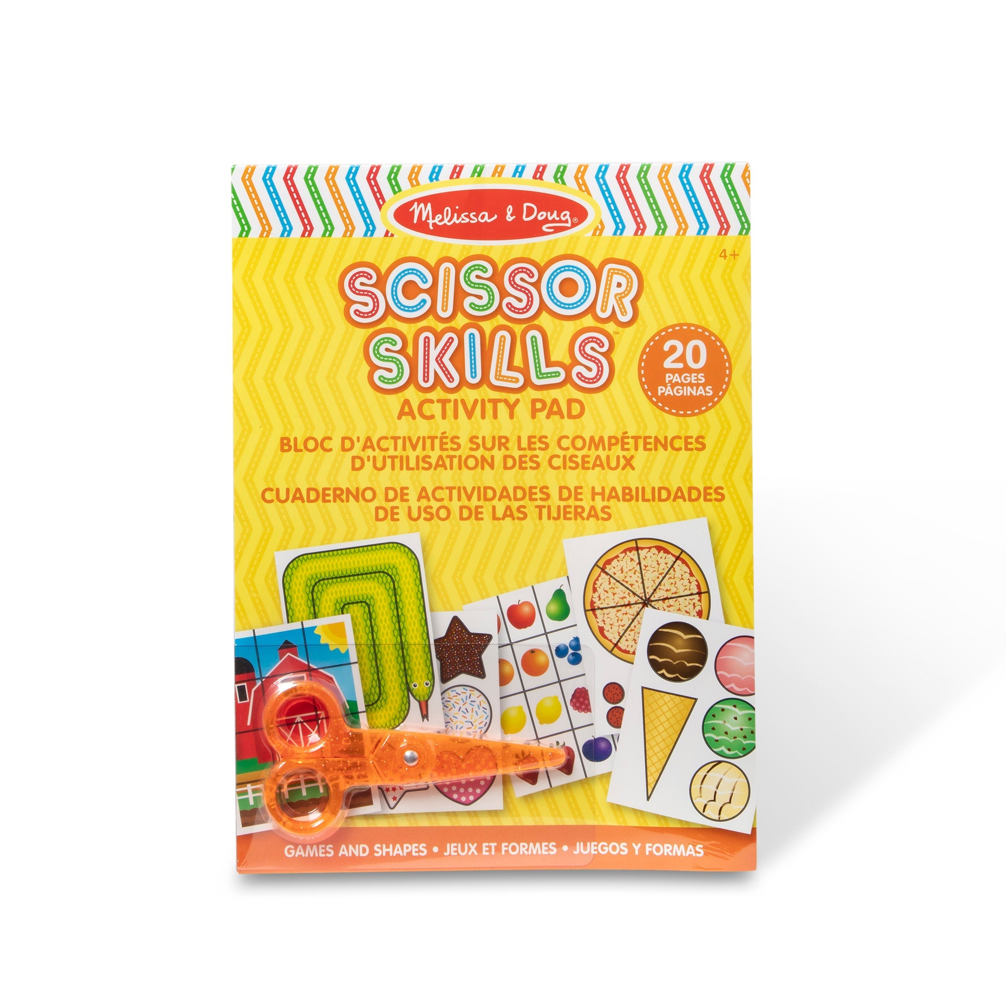 Scissor Skills Activity Pad Games & Shapes