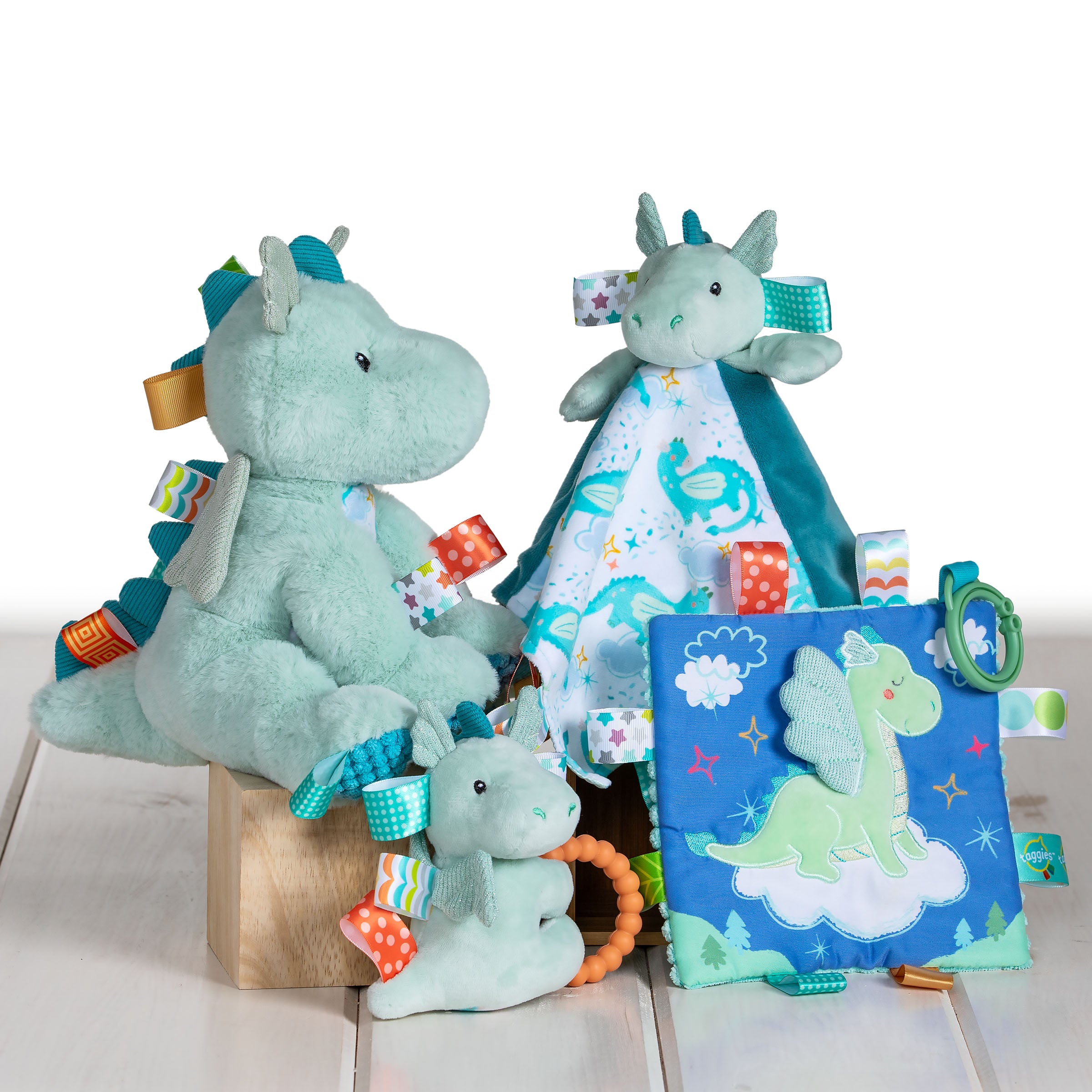 Taggies Drax Dragon Teether Rattle – 6″