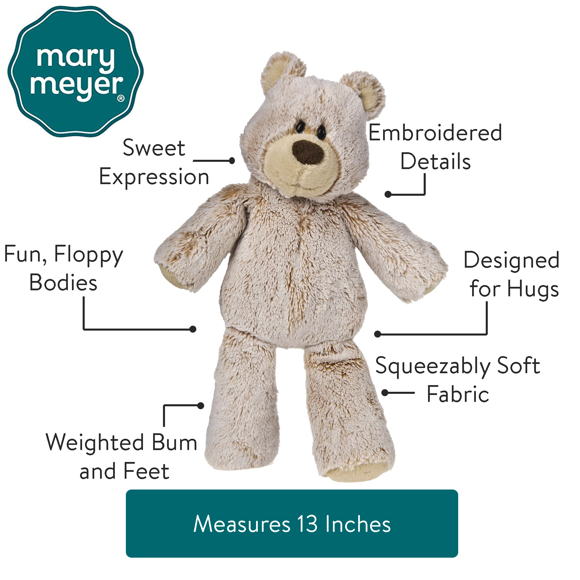 Marshmallow Teddy – 13″