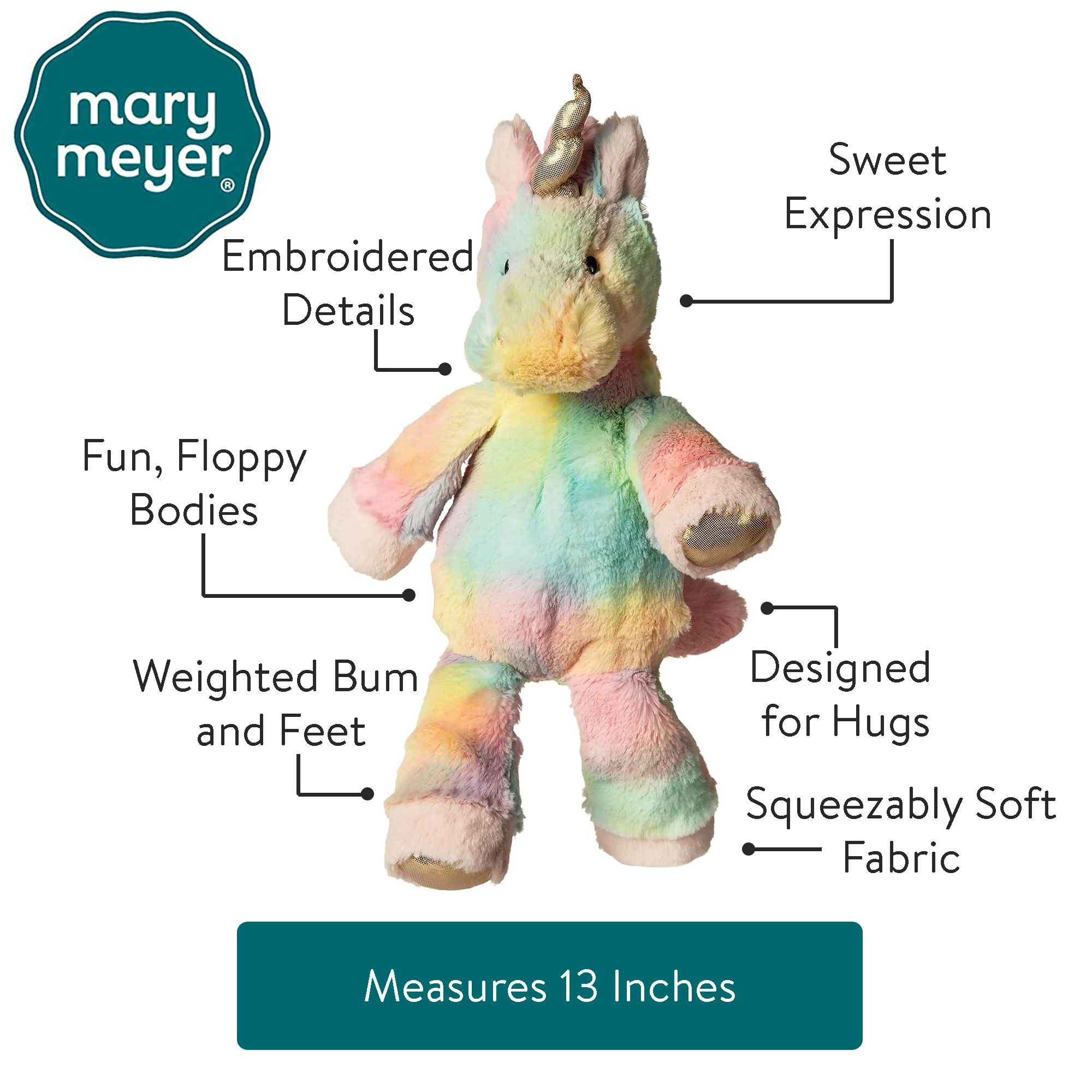Marshmallow Fro-Yo Unicorn – 13″