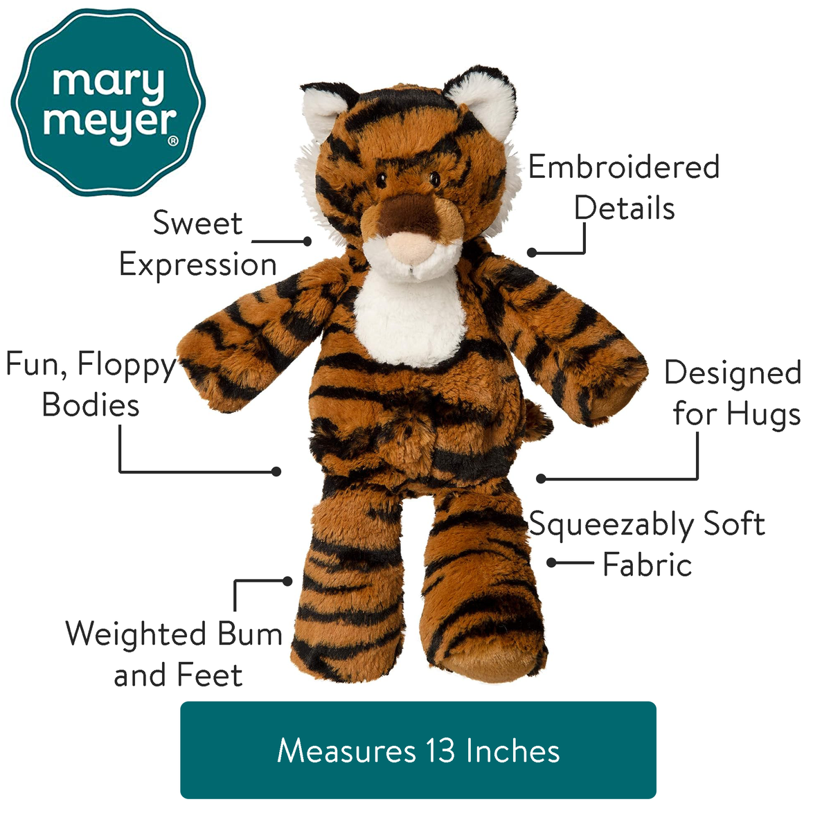 Marshmallow Tiger – 13″