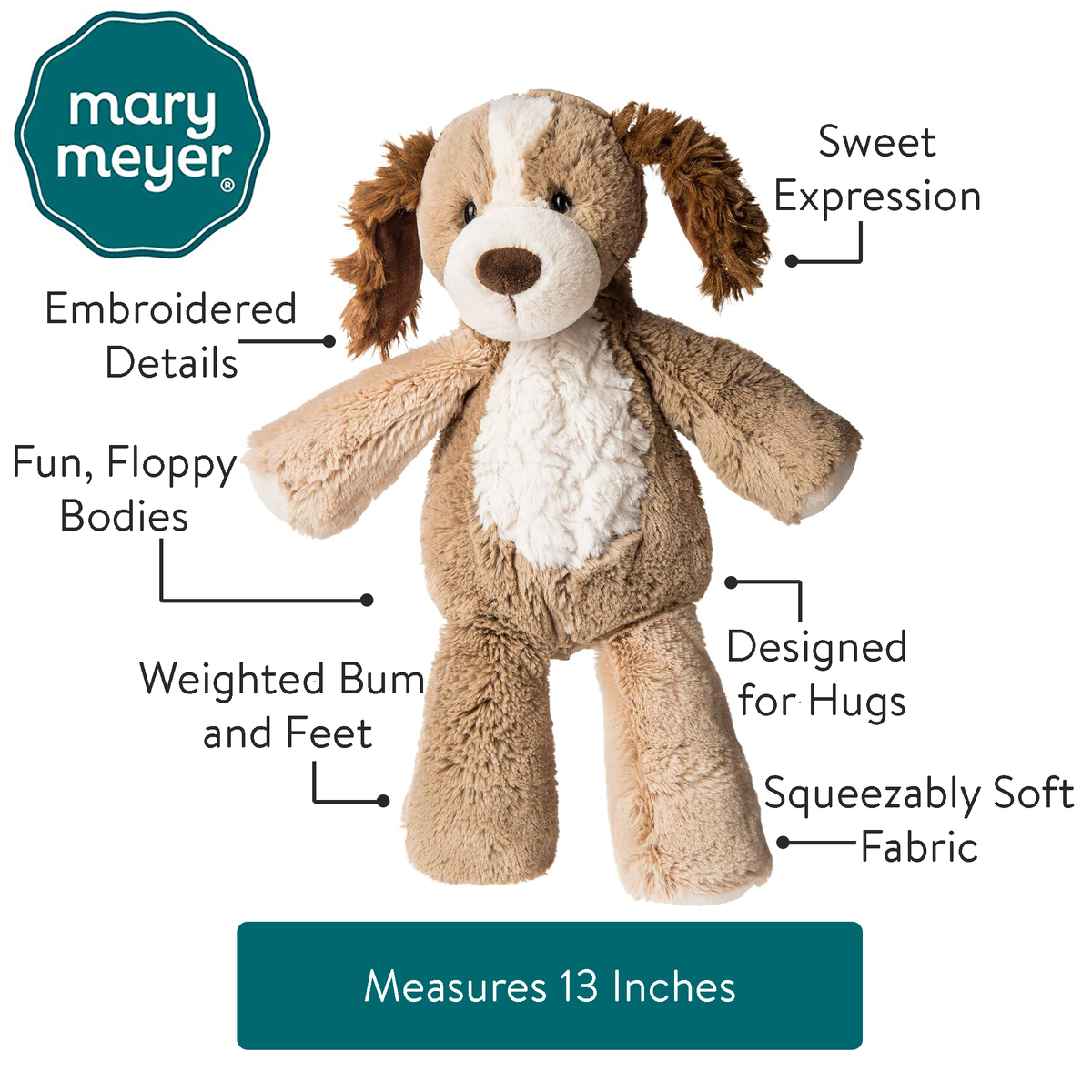 Marshmallow Parker Puppy – 13″