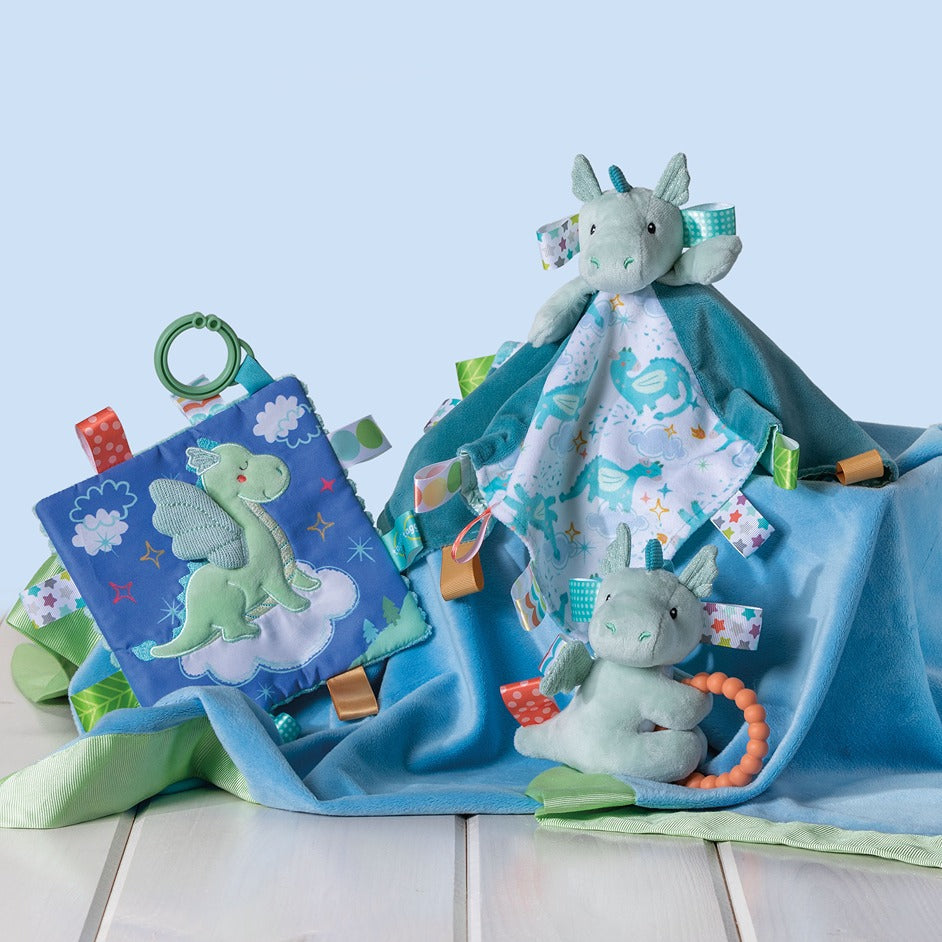Taggies Drax Dragon Character Blanket – 13×13″