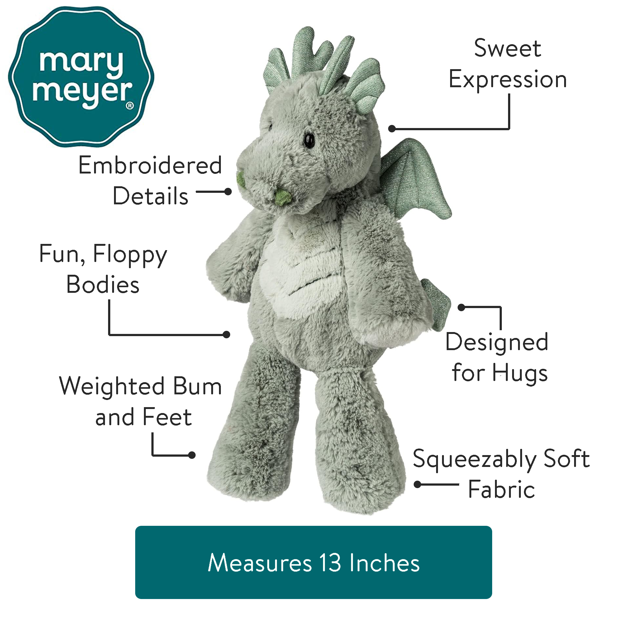 Marshmallow Dragon – 13″