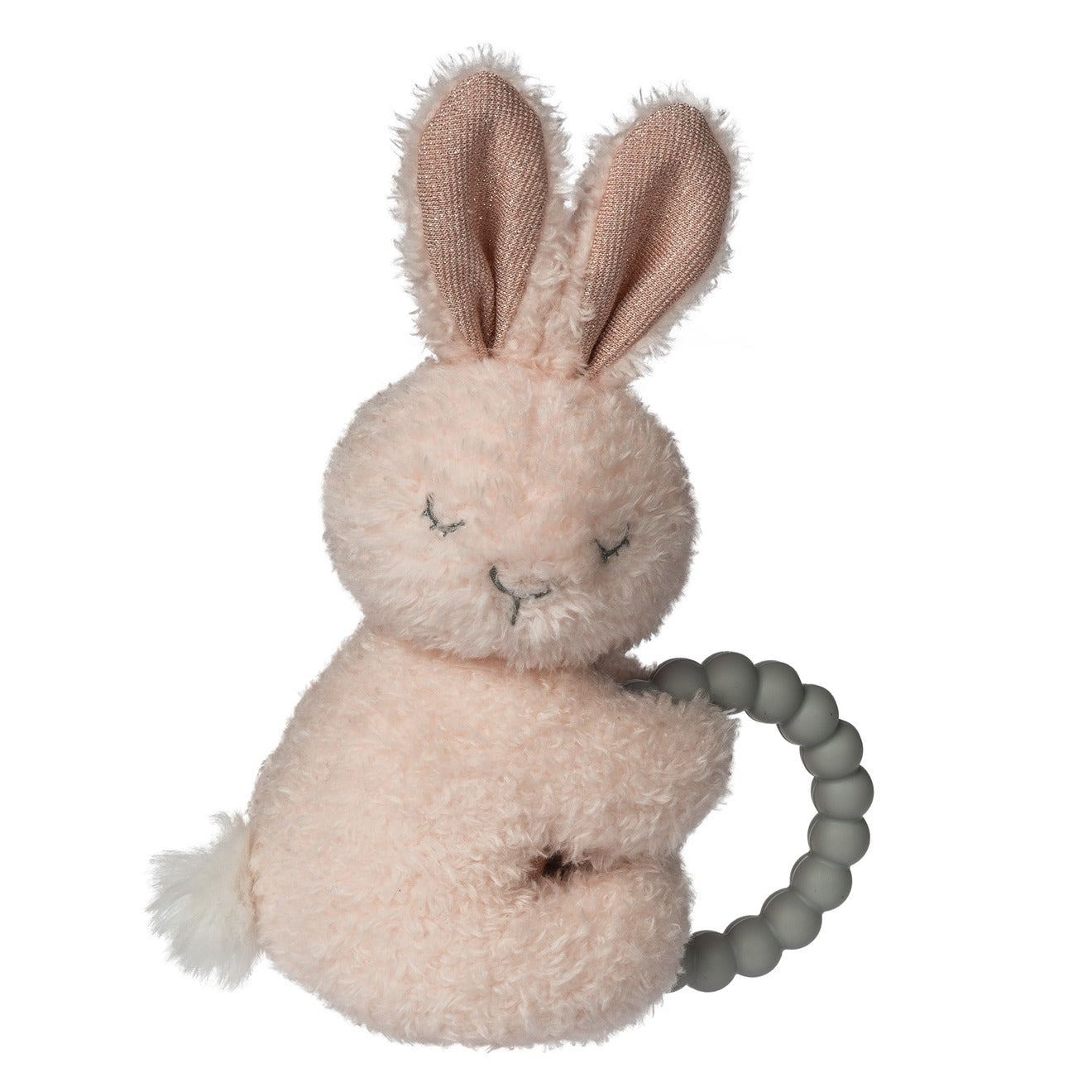 Sweet Dreams Bunny Teether Rattle – 6″