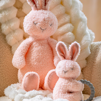 Sweet Dreams Bunny Teether Rattle – 6″