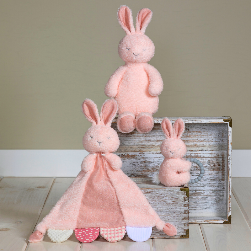 Sweet Dreams Bunny Activity Blanket – 12″