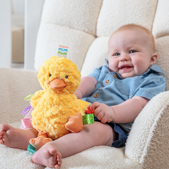 Taggies Dunkin Duck Soft Toy – 10″