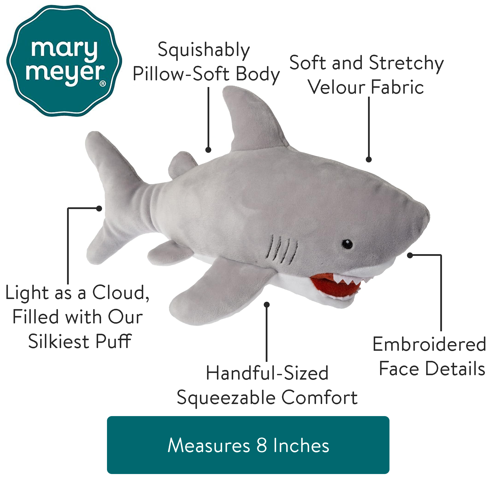 Smootheez Shark – 12″