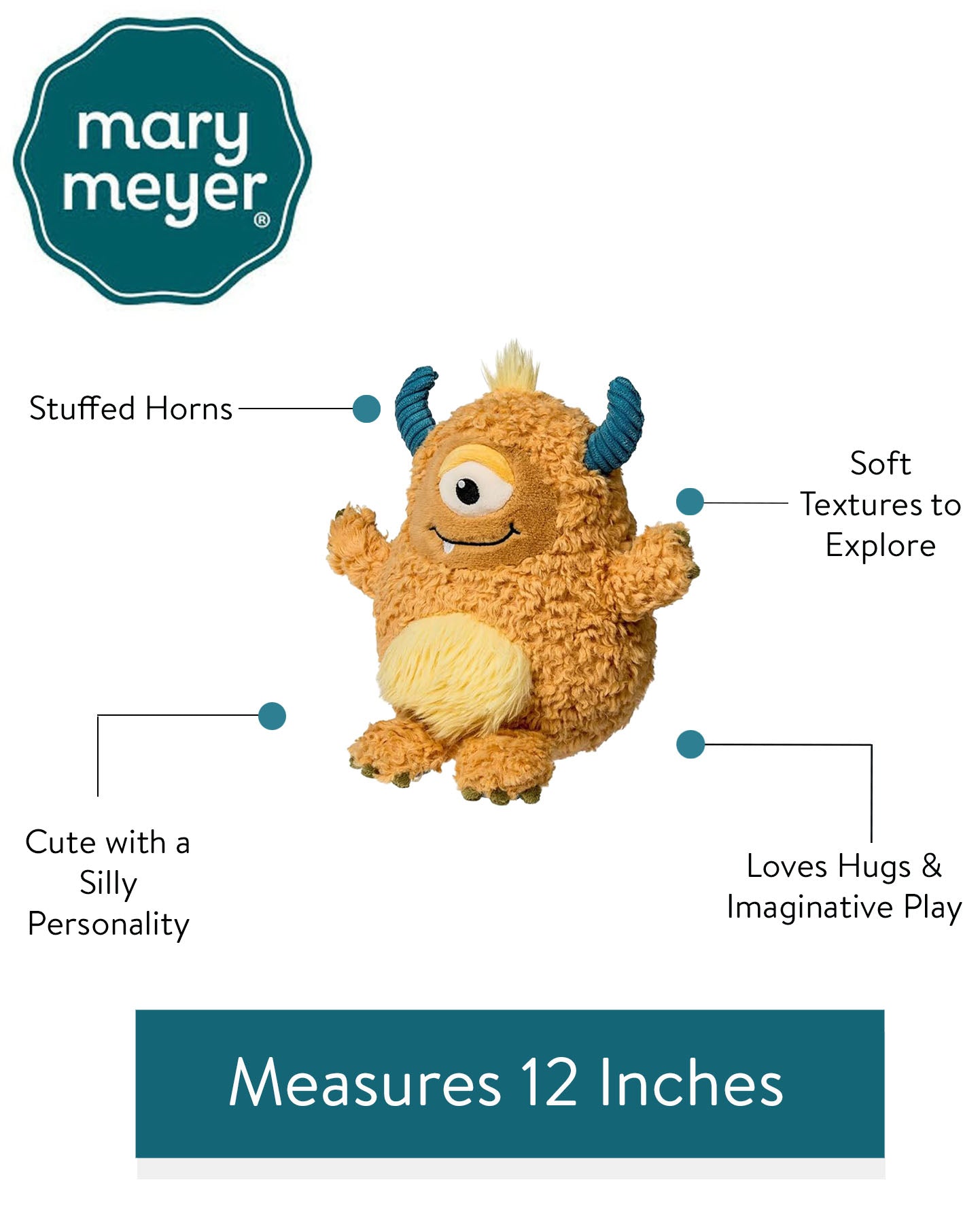 Fabfuzz Wink Monster – 12″