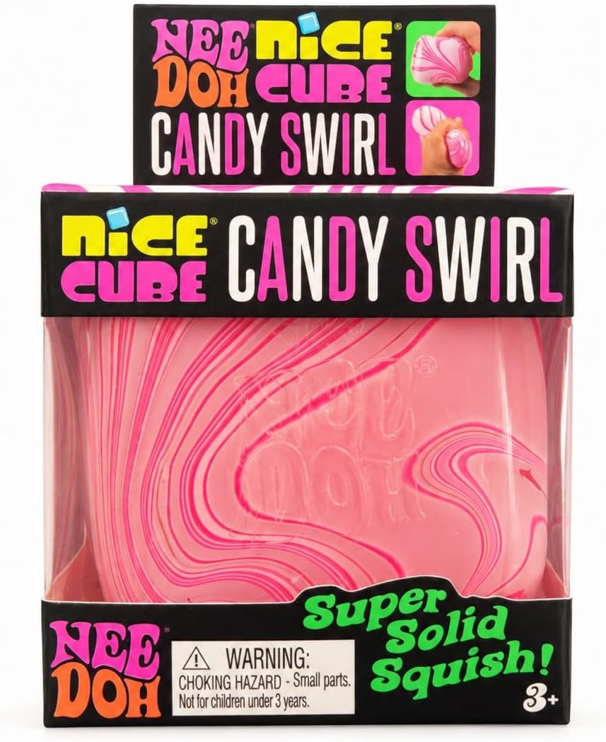 NeeDoh Candy Swirl Nice Cube