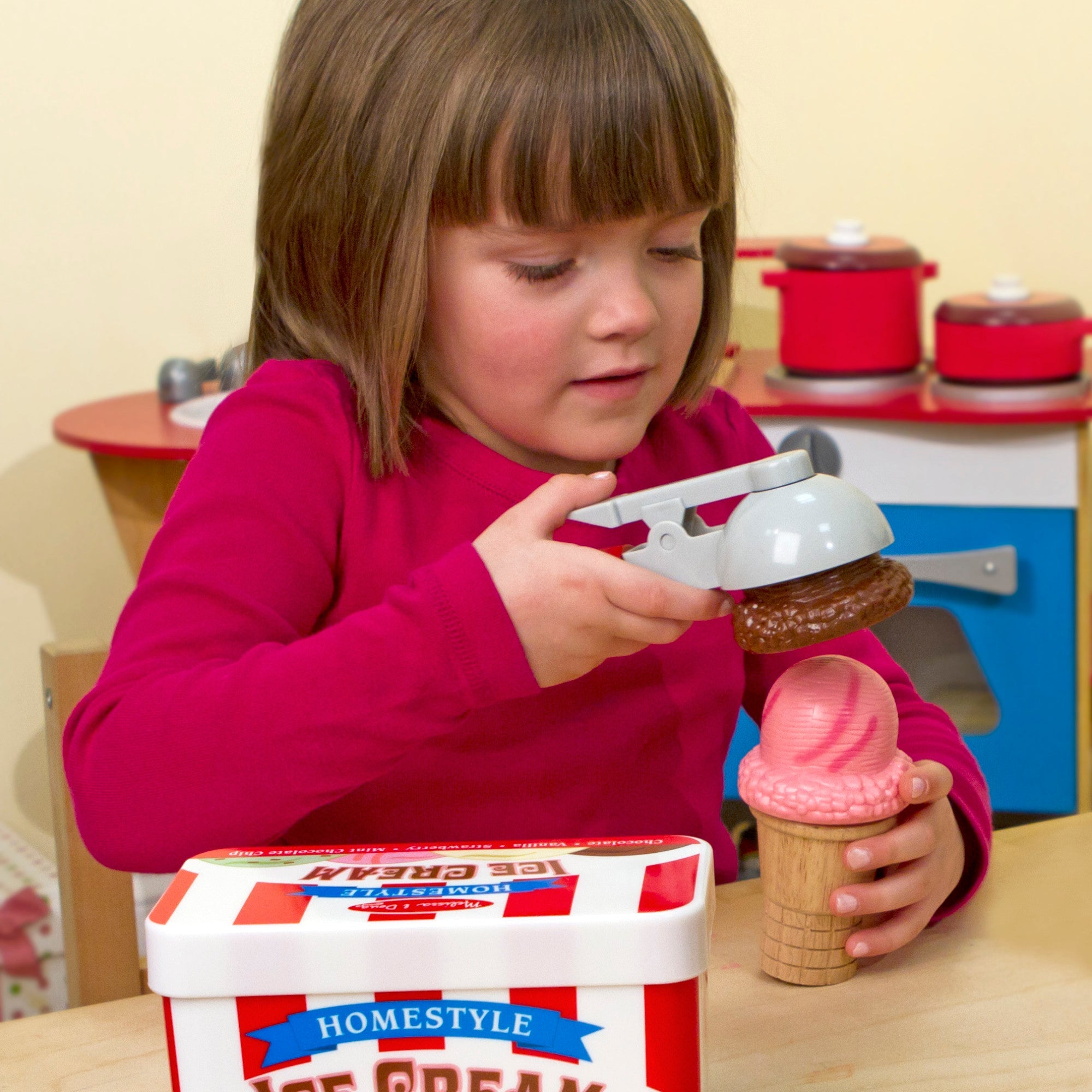 Scoop & Stack Ice Cream Cone Magnetic Play Set
