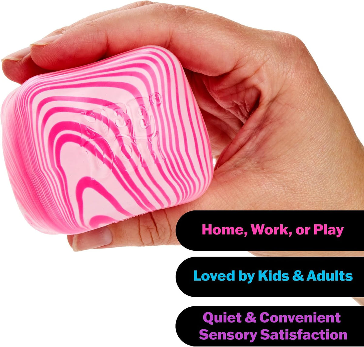 NeeDoh Candy Swirl Nice Cube