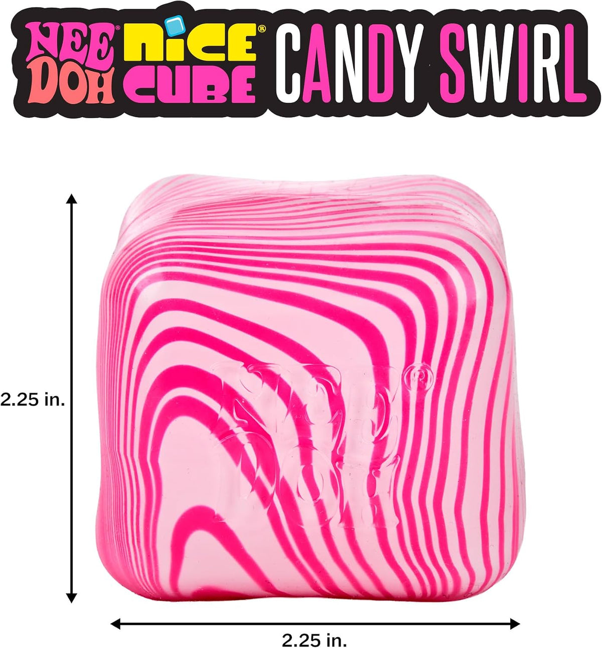 NeeDoh Candy Swirl Nice Cube