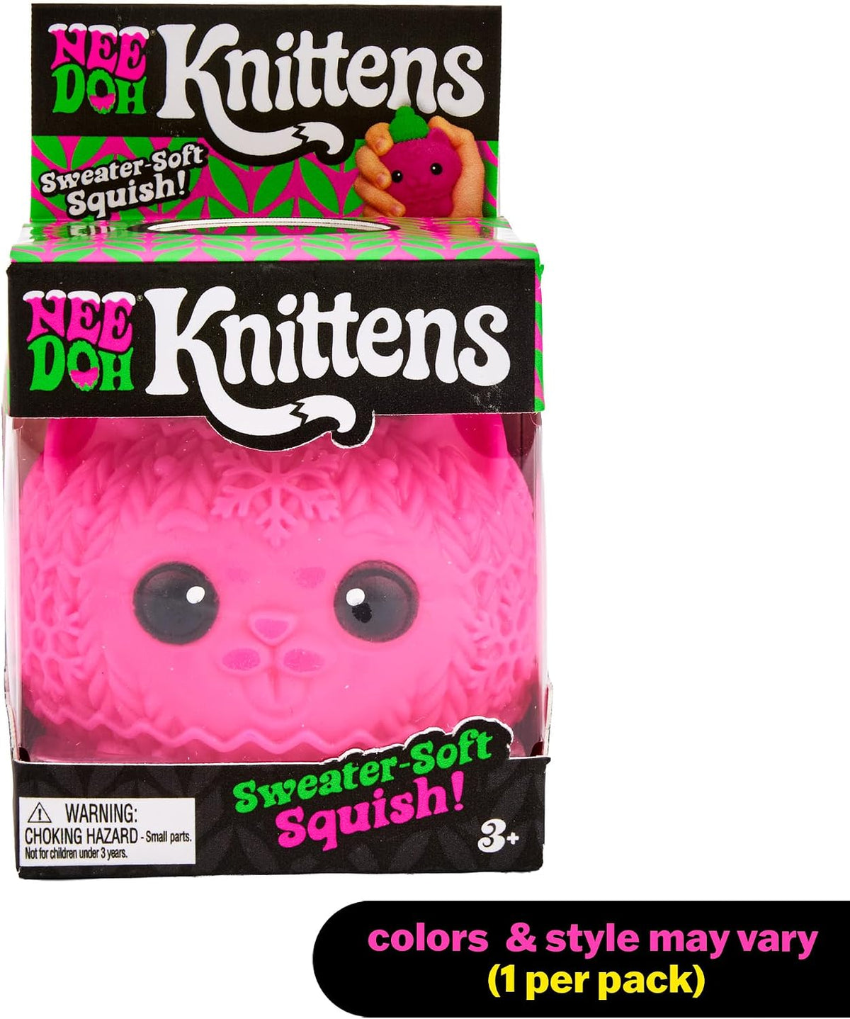 Needoh Squishmas Knittens - Colors May Vary (Pack of 1)
