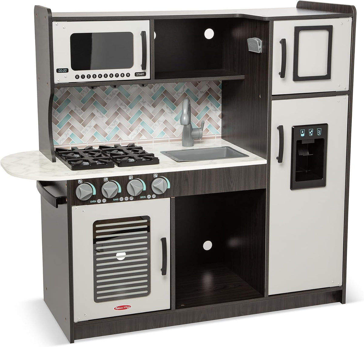 Wooden Chef's Kitchen - Charcoal