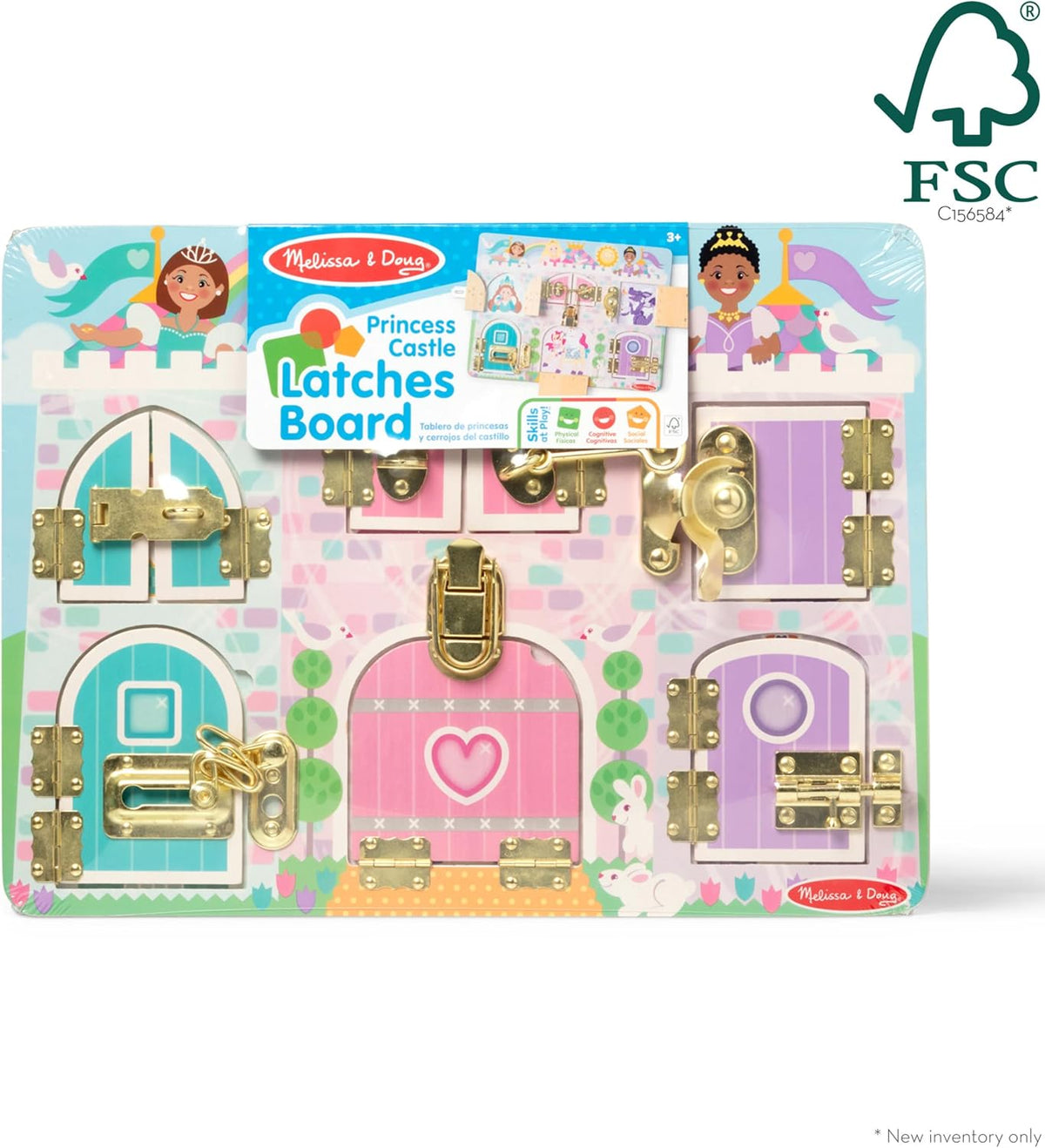 Princess Castle Wooden Latches Board