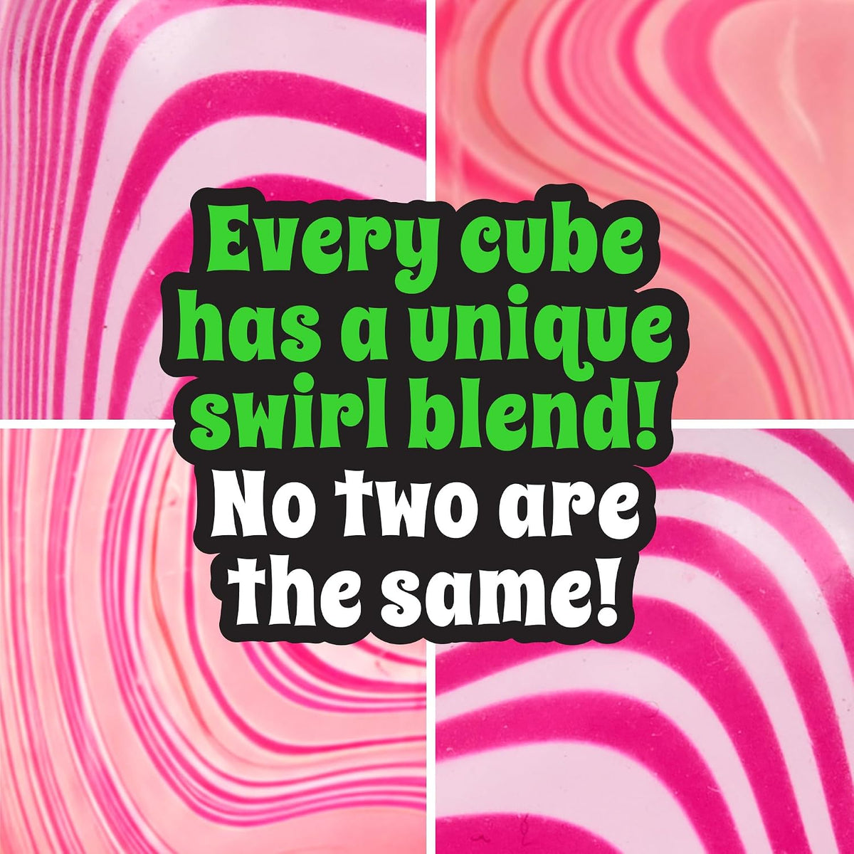 NeeDoh Candy Swirl Nice Cube