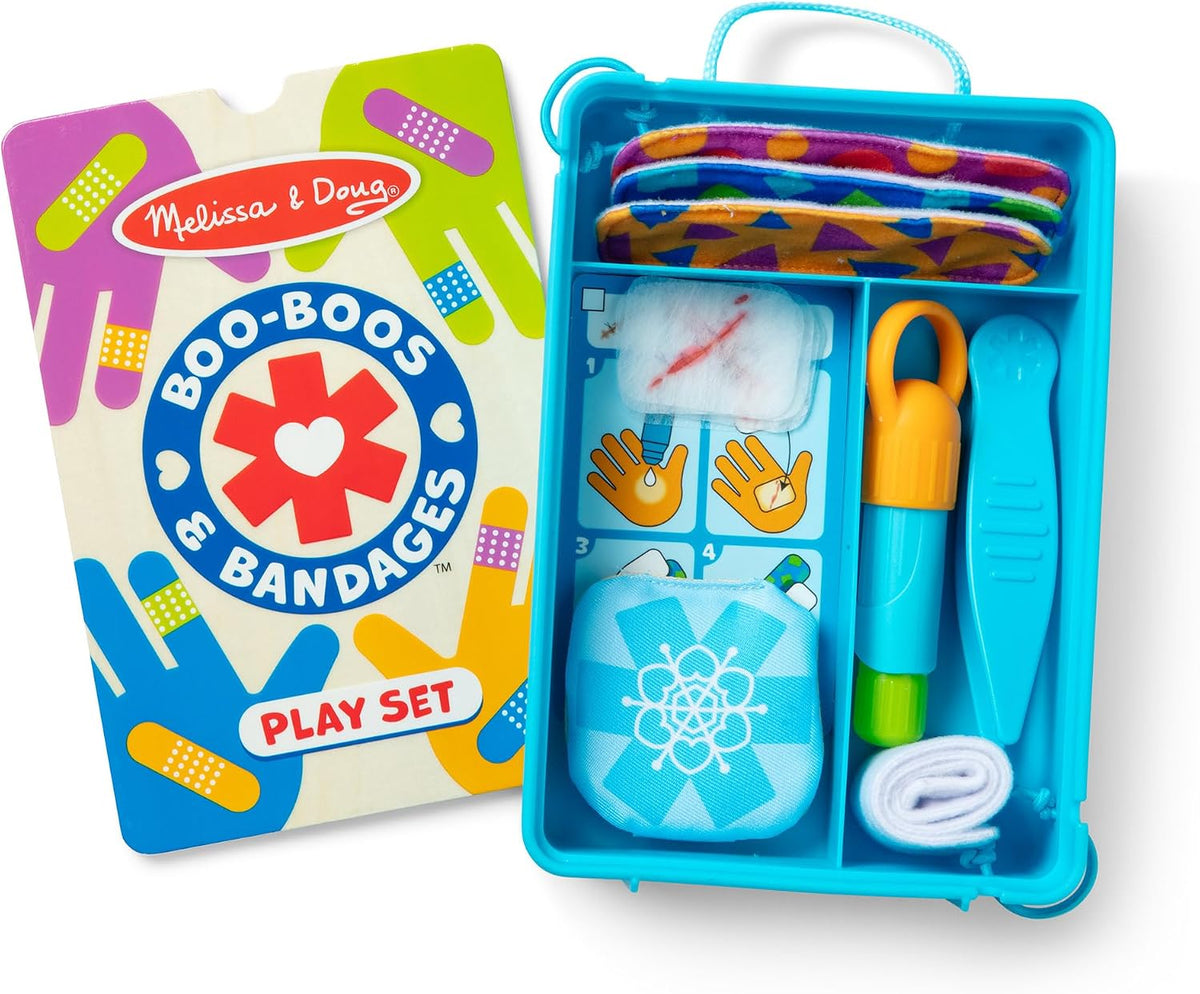 Boo-Boos & Bandages Reusable First Aid Pretend Play Set