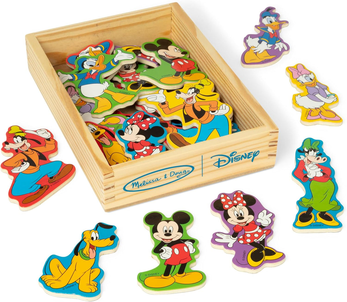 Disney Mickey Mouse Wooden Magnets Set