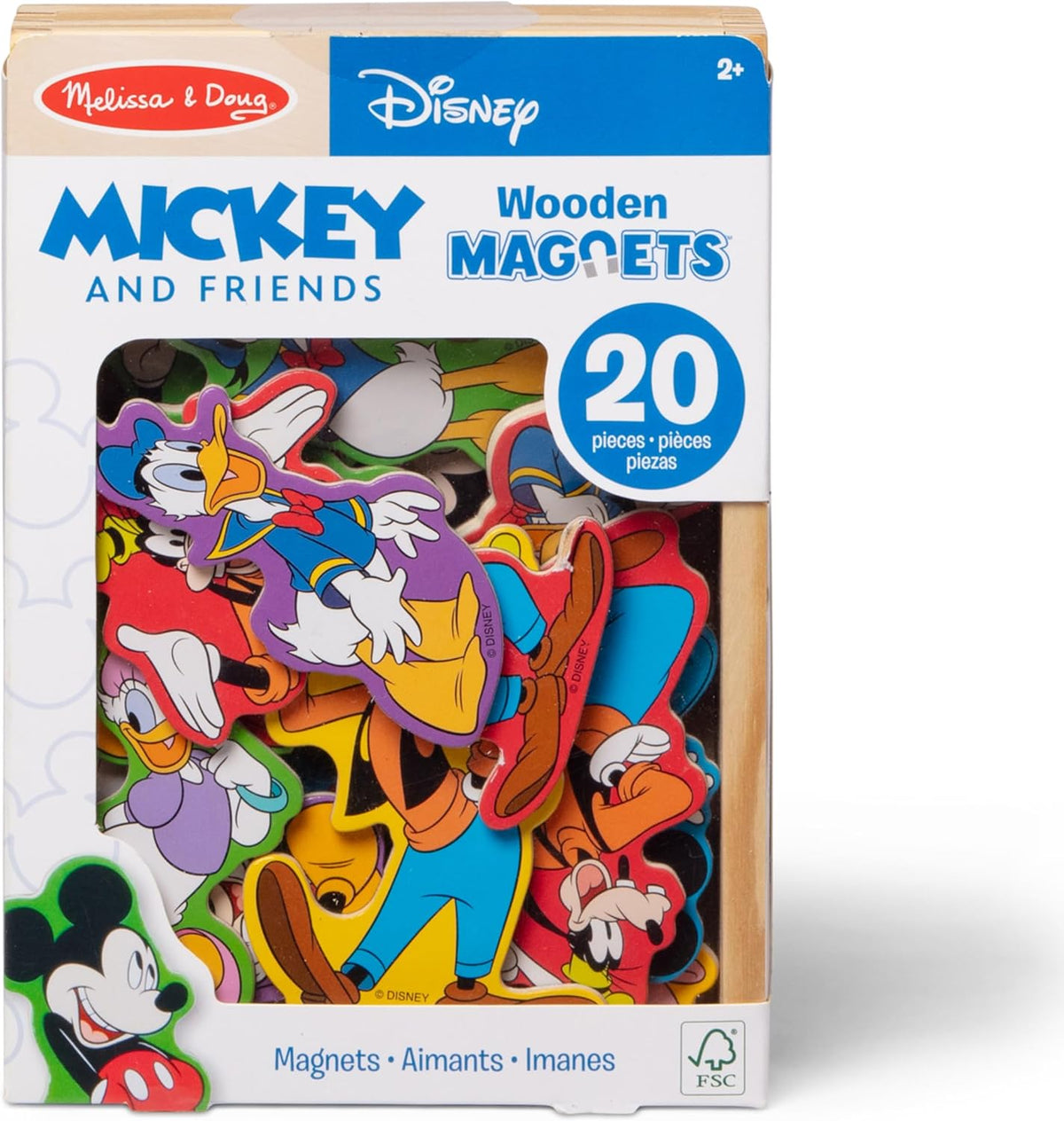 Disney Mickey Mouse Wooden Magnets Set