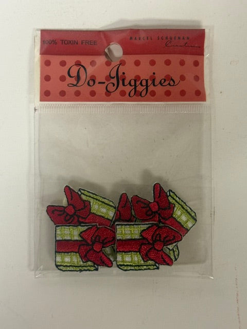 Do-jiggies Green and Red Presents Paper Accents