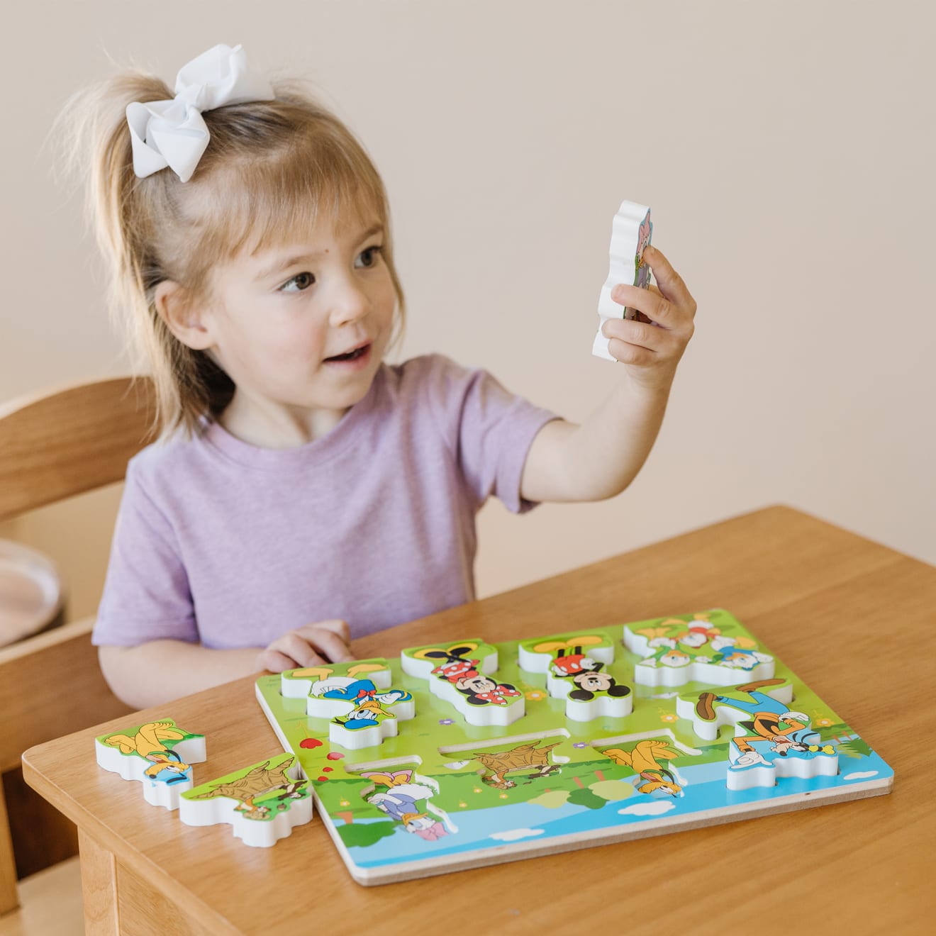 Disney Mickey Mouse Wooden Chunky Puzzle