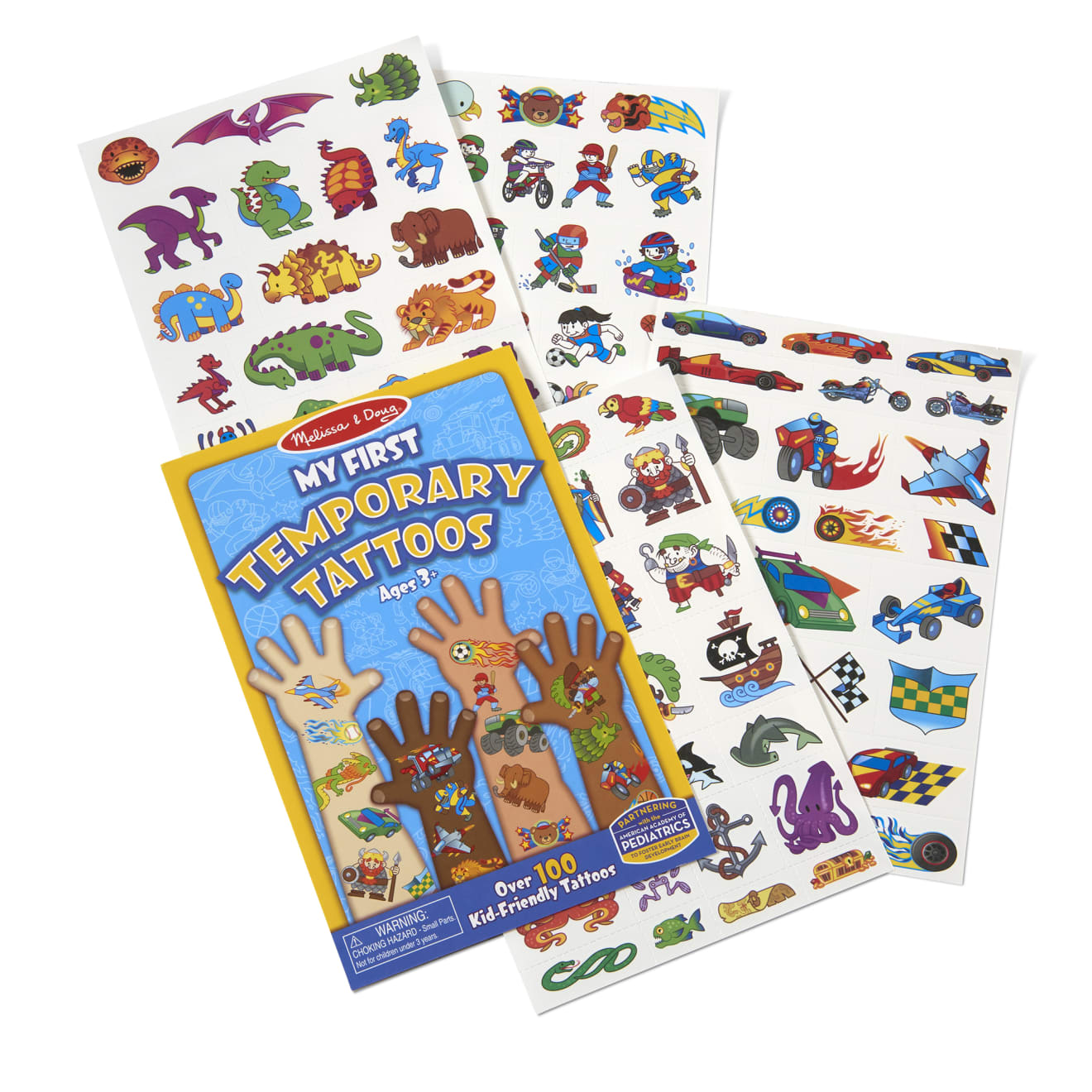 My First Temporary Tattoos: 100+ Kid-Friendly Tattoos - Adventure, Creatures, Sports, and More