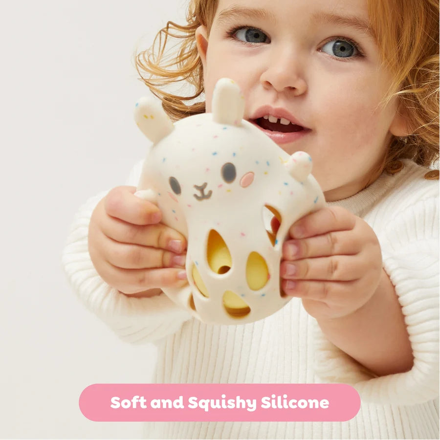Silicone Bunny Rattle