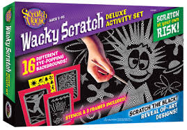 Wacky Scratch Art Deluxe Activity Set