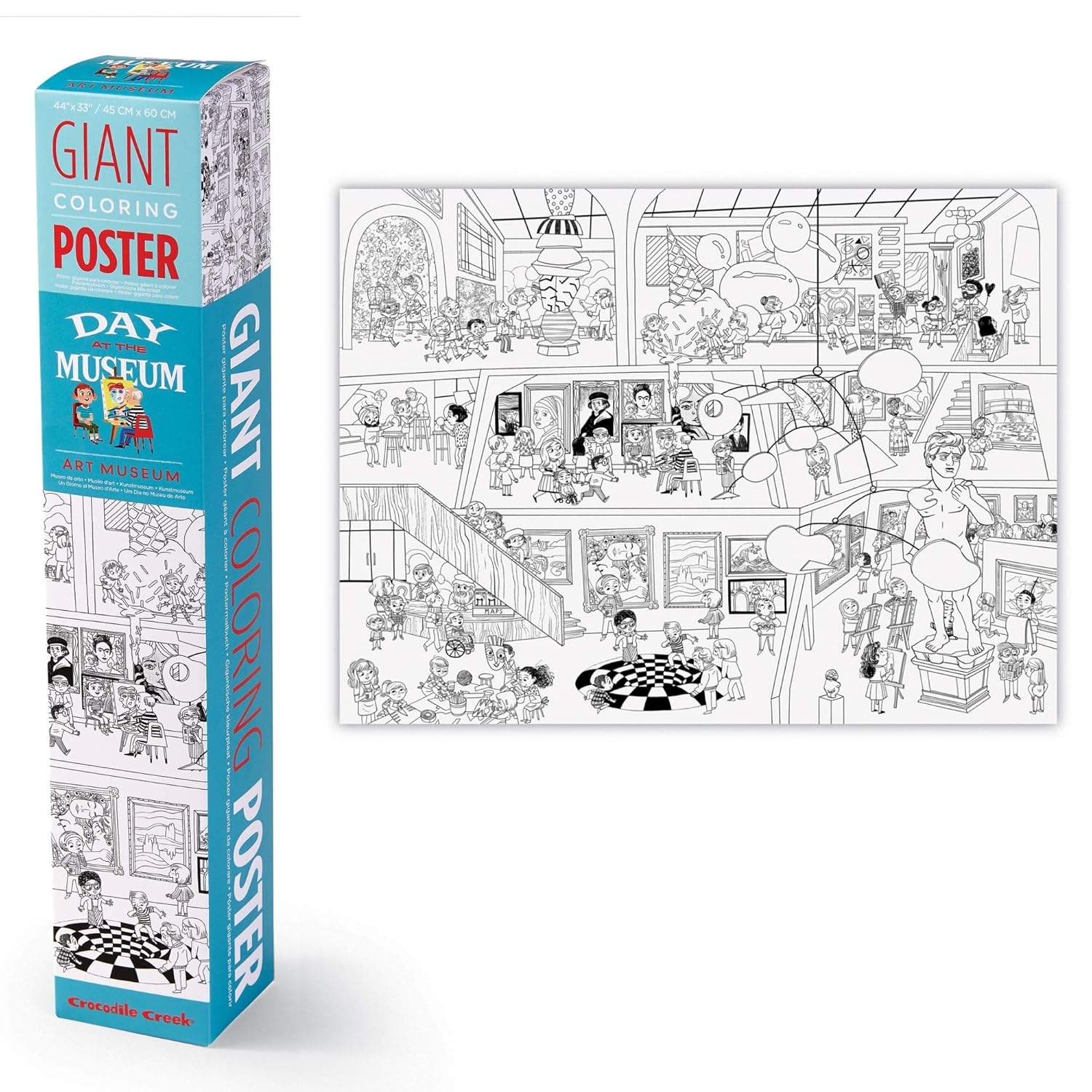 Giant Coloring Poster - Art Museum