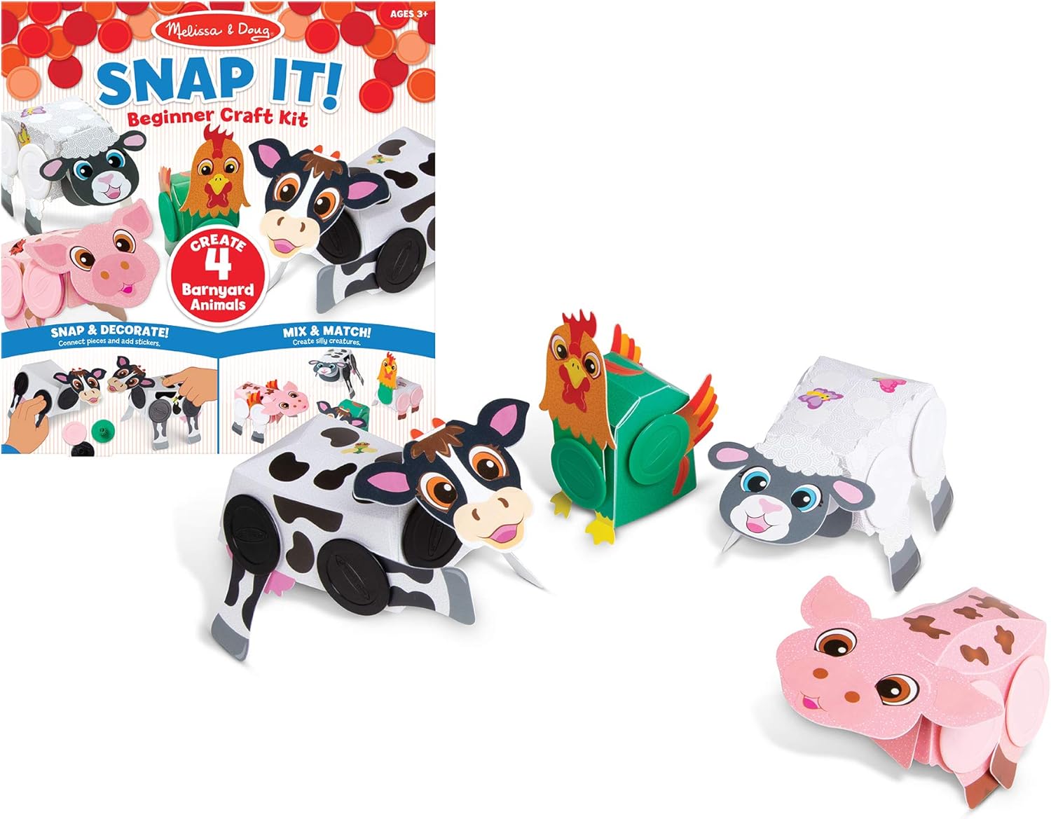 Snap It! Beginner Craft Kit - Barnyard