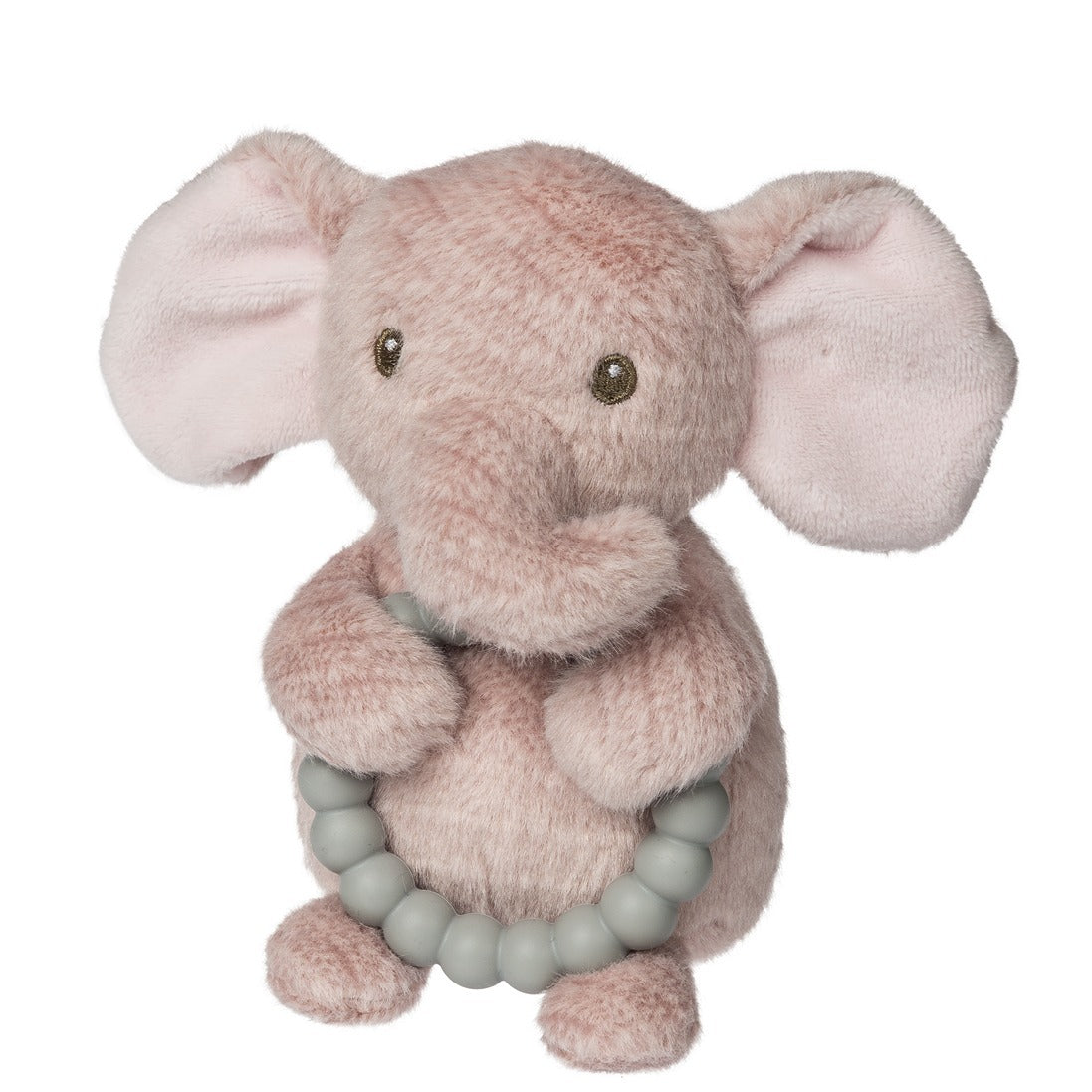 Afrique Blossom Elephant Teether Rattle – 6″