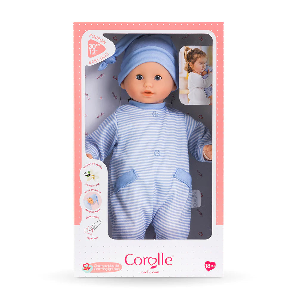 Bébé Calin Charming Pastel Blue 12"