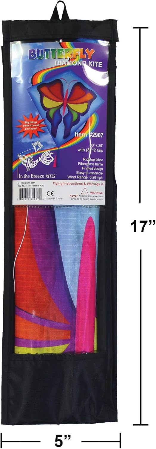 Butterfly 30" Diamond Kite