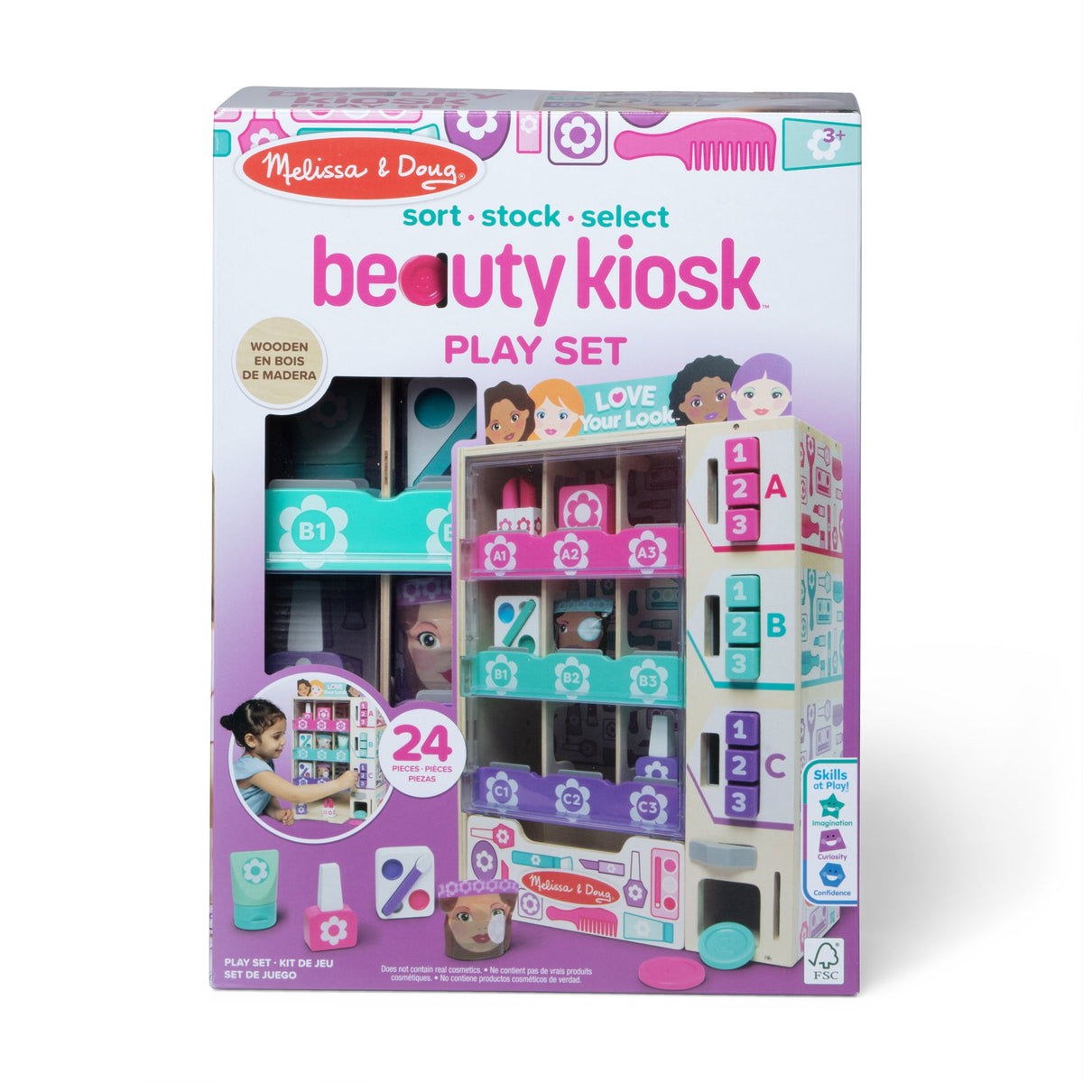 Sort, Stock, Select Beauty Kiosk Play Set