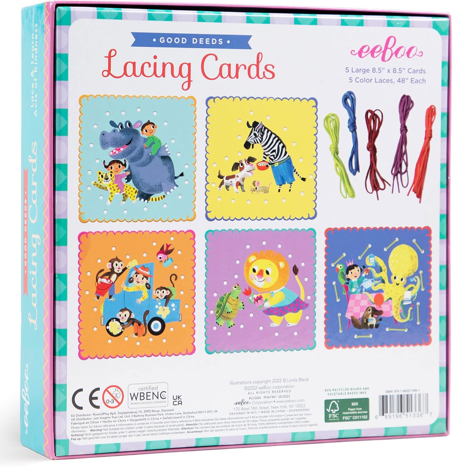 Good Deeds Lacing Cards